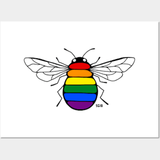 Pride Bee Posters and Art